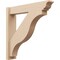 Ekena Millwork 6-in W x 30-in D x 30-in H Funston Trad Rough Cedar Woodgrain TimberThane Outlooker, Primed Tan OUTUR060X30X30FST04RCPR - alternate 1